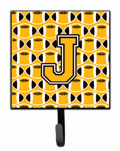 Monogram Letter Football Leash or Key Holder - 638508315113