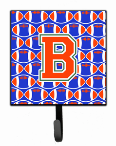 Monogram Letter Football Leash or Key Holder - 638508315816