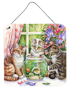 White Tabby by Debbie Cook Wall or Door Hanging Prints - 638508183125