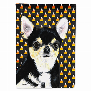 Candy Corn Halloween Dog Portrait Flag Garden Size - 705332061438