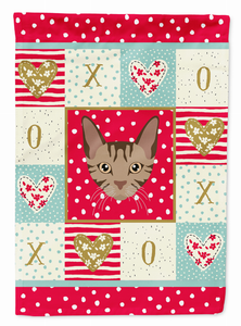 Sokoke Cat Love Flag Garden Size - 194030084823