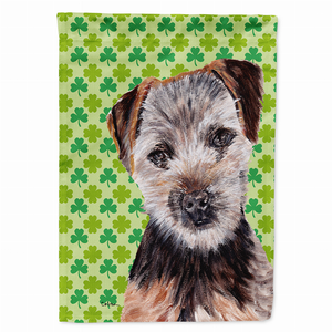 Dog Lucky Shamrock St. Patrick's Day Flag Garden Size - 615872809646