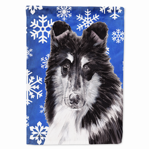 Winter Snowflakes Holiday Dog Flag Garden Size - 615872810031