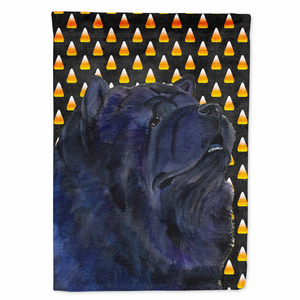 Candy Corn Halloween Dog Portrait Flag Garden Size - 705332061810