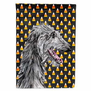 Candy Corn Halloween Dog Portrait Flag Garden Size - 615872808984