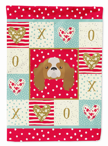 Blenheim Cavalier King Charles Spaniel Love Flag Garden Size - 194030085264