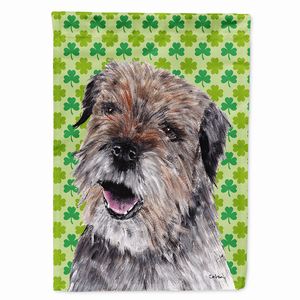 Dog Lucky Shamrock St. Patrick's Day Flag Garden Size - 615872781065