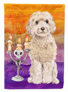 Halloween Dog Art Flag Canvas - 194030044568