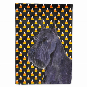 Candy Corn Halloween Dog Portrait Flag Garden Size - 705332062039