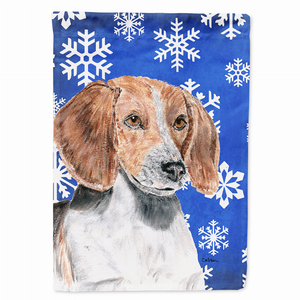 Winter Snowflakes Holiday Dog Flag Garden Size - 615872783380