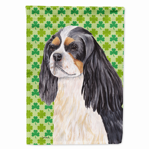 St. Patrick's Day Shamrock Dog Portrait Flag Garden Size - 705332062923