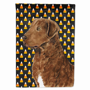 Candy Corn Halloween Dog Portrait Flag Garden Size - 705332062114