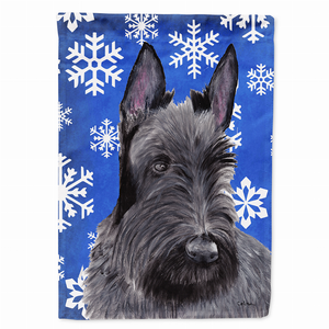 Winter Snowflakes Holiday Dog Flag Garden Size - 705332067867