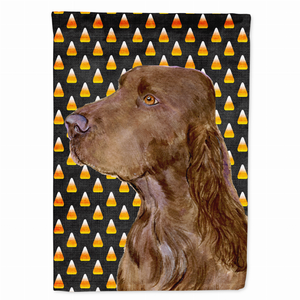 Candy Corn Halloween Dog Portrait Flag Garden Size - 705332062053