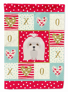 Maltese Love Flag Garden Size - 194030085318