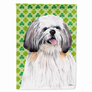 St. Patrick's Day Shamrock Dog Portrait Flag Garden Size - 705332062848