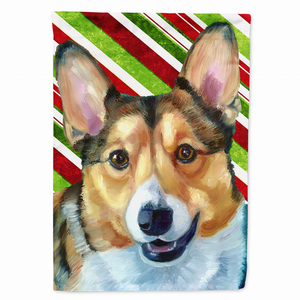 Candy Cane Holiday Christmas Dog Flag Garden Size - 615872784387