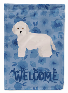 Dog Welcome Flag Garden Size - 194030097786