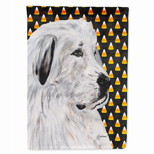 Candy Corn Halloween Dog Portrait Flag Garden Size - 615872808953
