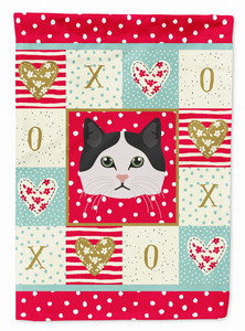 Ragamuffin Cat Love Flag Garden Size - 194030084663