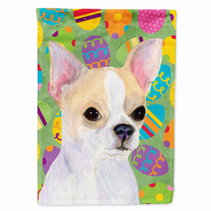 Easter Eggtravaganza with Dog Flag Garden Size - 617375991064