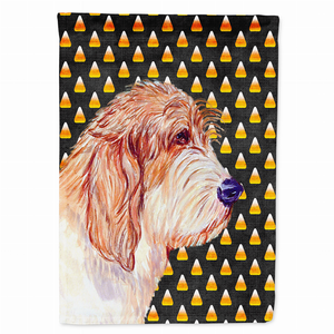 Candy Corn Halloween Dog Portrait Flag Garden Size - 705332062589