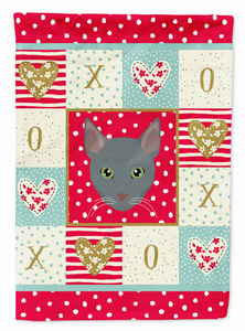 Raas Cat Love Flag Garden Size - 194030084656