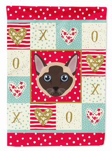 Tonkinese Cat Love Flag Garden Size - 194030084878