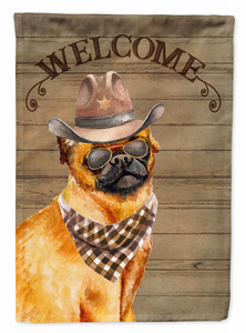 Country Dog Flag Garden Size - 194030107942