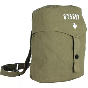 Swiss Army Gas Mask Bag - Olive Drab - 099598424701