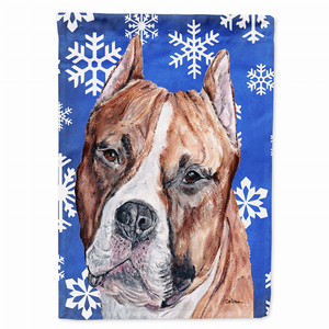 Winter Snowflakes Holiday Dog Flag Garden Size - 615872810055