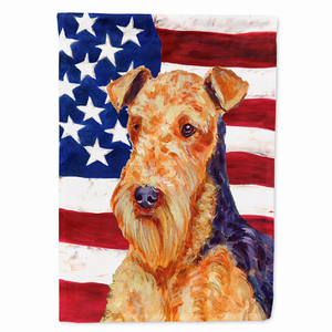 USA American Flag with Dog Flag Garden Size - 705332045438