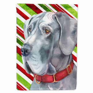 Candy Cane Holiday Christmas Dog Flag Garden Size - 638508065216