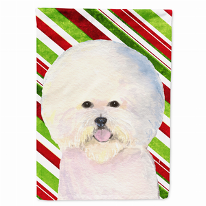 Candy Cane Holiday Christmas Dog Flag Garden Size - 705332069038