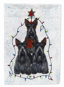 Christmas Dog Art Flag - 194030368602