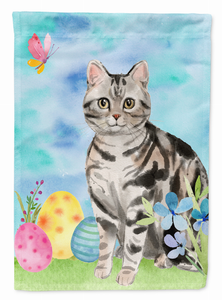 Easter Eggs Cat Art Flag Canvas - 194030043813