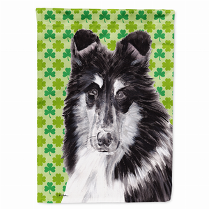 Dog Lucky Shamrock St. Patrick's Day Flag Garden Size - 615872809554