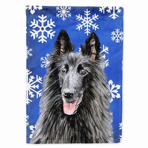 Winter Snowflakes Holiday Dog Flag Garden Size - 705332067980