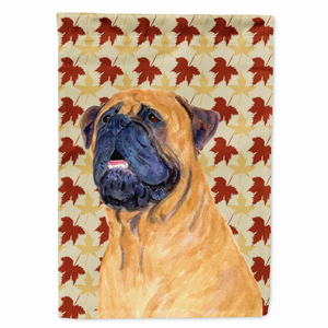 Fall Leaves with Dog Portrait Flag Garden Size - 705332063906