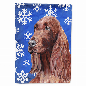 Winter Snowflakes Holiday Dog Flag Garden Size - 615872783250