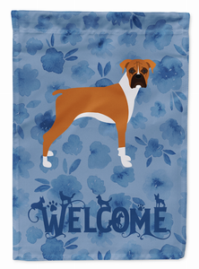 Dog Welcome Flag Garden Size - 194030099452
