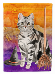 Halloween Cat Art Flag Canvas - 194030044261