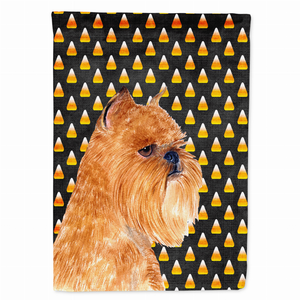 Candy Corn Halloween Dog Portrait Flag Garden Size - 705332061759