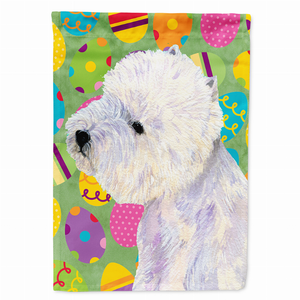 Easter Eggtravaganza with Dog Flag Garden Size - 617375989078