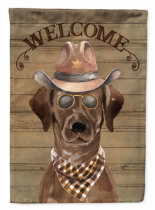 Country Dog Flag Garden Size - 194030107263