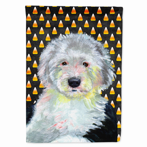Candy Corn Halloween Dog Portrait Flag Garden Size - 705332062572