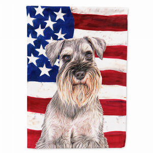USA American Flag with Dog Flag Garden Size - 615872863969