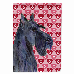 Hearts Love and Valentine's Day Dog Portrait Flag Garden Size - 705332065184