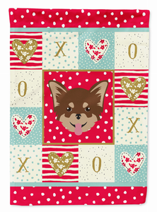 Chihuahua Love Flag Garden Size - 194030085042
