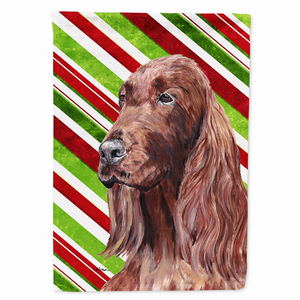 Candy Cane Holiday Christmas Dog Flag Garden Size - 615872784370